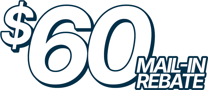 $60 Mail In Rebate